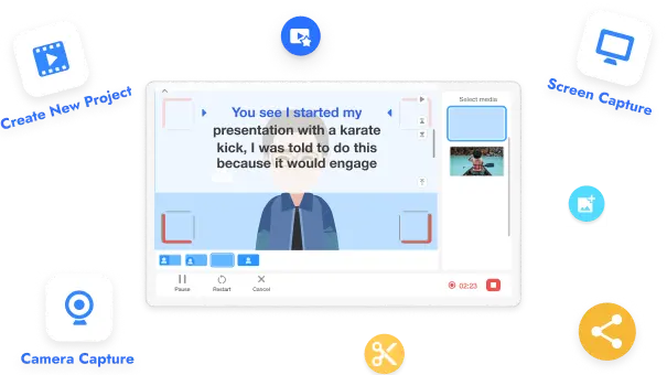 Presentation video creator